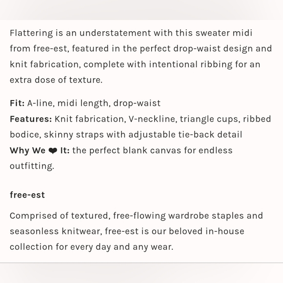 Free People Tula Sweater Midi Dress In Lavender - Picture 4 of 5